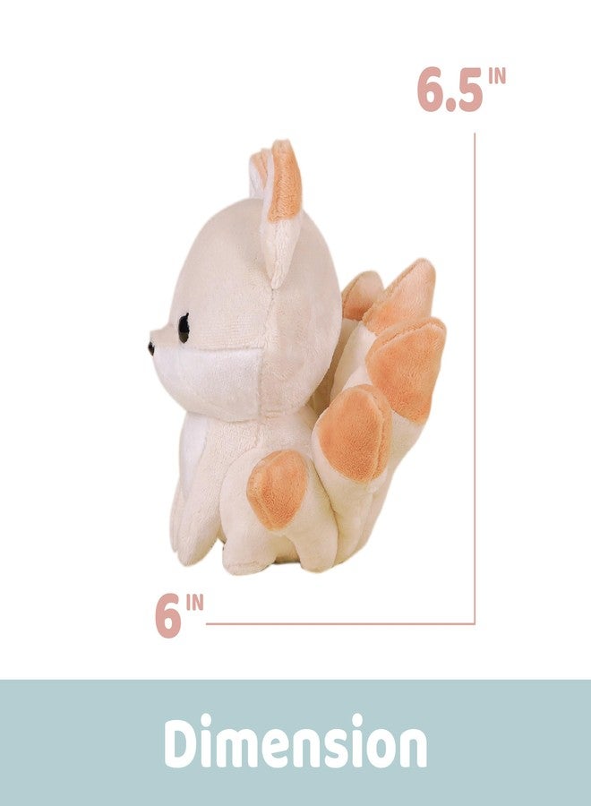 Bellzi Mystical Fox - 6.5" Cute Stuffed Animal Plush Toy - Soft & Adorable Mystical Fox Plushie Gift - Perfect Present for All Ages - Mini Huli - Image 2